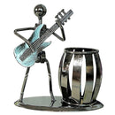 Electric Guitar Metal Band Office Pen Pencil Pot Brush Holder Container