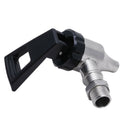 Stainless Steel Drink Dispenser Plastic Coffee Valve Wine Barrel Spigot / F H2I3