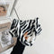 Animal Pattern Underarm Bag Women Mini Plush Shoulder Handbags Purse (4)