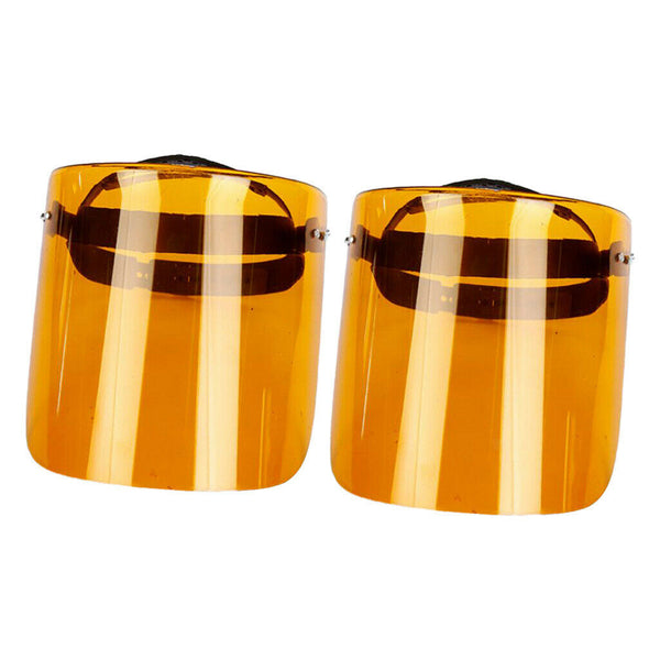 2x Safety Full Face Protection Clear Visor Eye Protection Grinding Welding