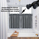 5 Pack Cupboard Bars Tensions Rod Spring Curtain Rod for DIY Projects, Exte