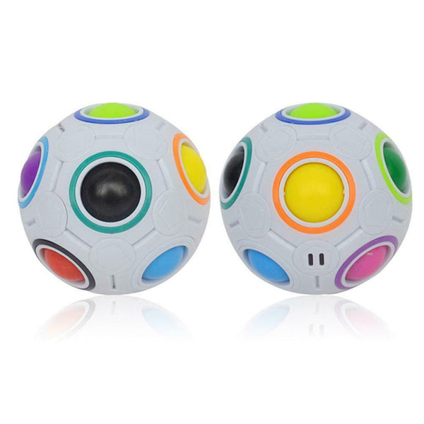 Creative Mini Spheric Magic Rainbow Puzzle Ball Child Educational Learning Toys