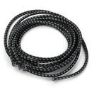 1 Pair Elastic Reflective Laces Easy Attachment for Marathon Sports (Black) P2Q7