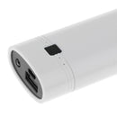 Portable USB Power Bank Battery Charger Case With LED Light White