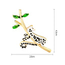 Elegant Women Enamel Alloy Animal Spot Cute Cat Brooch Pin Jewelry Decor Gift JR