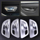 4x Door Handle Cup Bowl Cover Trim fit for BMW 5 Series F10 F18 Sedan 11-16 hf