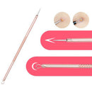 Stainless Steel Blackhead Facial Acne Spot Pimple Remover Extractor Comedone Kit