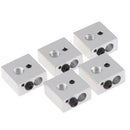 5pcs MK7/MK8 Aluminium Heater Block For Print Head Hot End Heating Bloc Ew