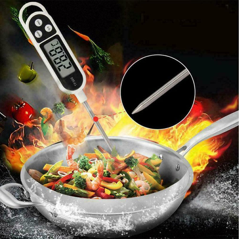 1* Kitchen Digital Thermometer For Meat Water Milk Food Probe Cooking Tools L7I9