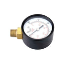 -30inHg/-1bar Mini Dial Air Pressure Gauge Vacuum Manometer Double Scale 5cm