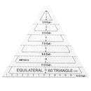 Patchwork Craft Quilting Ruler Cutting Rulers DIY Sewing Tools (60 Triangle A