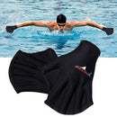 Swimming Frog Gloves Webbed Finger Hand Paddle Palm Flippers Fins Pair Training