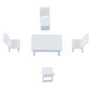1:75 Furniture Table Chair for Diorama Scenery Building Props Gift OO Scale