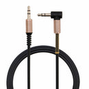 3.5mm Male to Male AUX AUXILIARY CORD Car Stereo Audio Input Cable PC iPod Black
