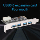 USB 3.0 Expansion Card 4 Port PCI-E to USB3.0 Computer Expansion Card Board