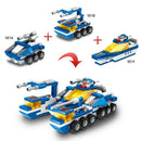 6 In1 Marine, Air And Air Force Put Together Building Blocks For Children'S Y1L9