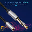 3.5mm Female to 6.35mm Male Cable TRS 1/8 Jack to 1/4 Plug Adapter (1.5m)