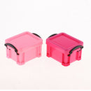 2 PCS Mini Storage Box Candy Color Containing Box DIY Accessories for Kurhn BJD