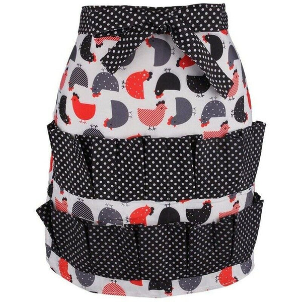 Egg Gathering Apron Egg Holder,Apron for Collecting Hens Eggs,Duck/Teal/GoosJ5U5