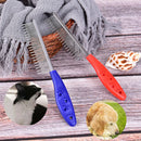Pet Dog Cat Metal Double Row Teeth Brush Grooming Hair Comb Rake Tool Useful