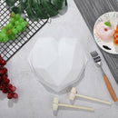 Silicone Cake Mold Diamond Heart Fondant Chocolate Candy DIY Baking 6Pcs