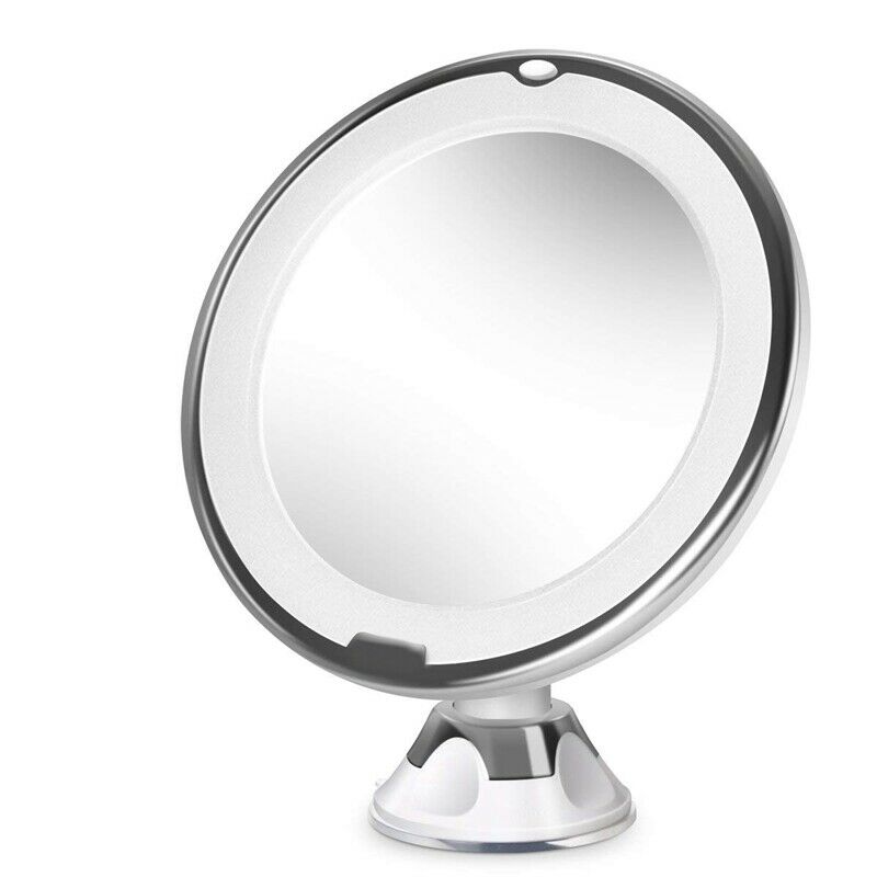 10X Magnifying Lighted Vanity Makeup Mirror With Natural White Led, 360 Deg Z2U5
