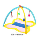 Cat Play Tent Hammocks Sleep Bed Foldable Kitten Mat with Balls Pets Toys