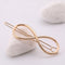 Fashion Hollow Dainty Hairpin Clip Alloy Hair Snap Clamp Women Girl Headwear