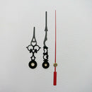HR1688 Axis Length 15mm Quartz Wall Clock Movement With Metal Hooks Pointers