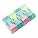 Durable Flexible Cube Cute Colored Pencil Drawing Rubber Erasers For School Kids