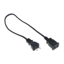 1Pc US outlet saver power extension cord cable 2 prong 2 export 50cm 3C
