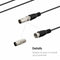 Flat Indoor HD Signal Amplifier Digital Antenna HDTV 50 Miles Range VHF-UHF F7P8