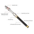Leo Telescopic Fishing Rod And Reel Combo Full Kit Spinning Fishing Reel Ge