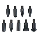 Auto Body Dent Repair Tools, Aluminum + Rubber Paintless Dent Repair Hammer R9V9
