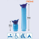 Male & Female Portable Urinal Travel Camping Car Toilet Pee Bottle 750ml Blue â„–[