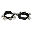 Finest 2Pcs Metal Hand/Foot Wrist Shaker 5 Jingle Bells KTV Party Accompaniment