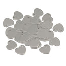 150pcs Metal Flat Round Circle Blank Coin Stamping Charms Tag Pendants 8mm