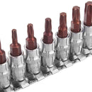 8pcs Socket Set Torx Star Repair Drive Bit Sturdy Maintenance T8-T40 Practical