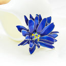 Flower Brooch for Women Chrysanthemum Brooch Enamel Pin Jewelry Clothes Acc R4A9