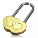 2PCS Engraved Brass Love Padlock Lock Personalised wedding anniversary Gift ZMB