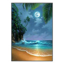 Night Seascape Full Drill Diamond Painting DIY Needlework Cross Stitch Set