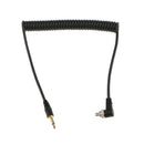3.5mm to Male Flash PC Sync Cable Cord with Screw Lock for CANON 7D 5D II 1D 1DS