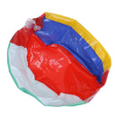1Pc 15CM rainbow-color inflatable beach ball kid's water toyAT3C