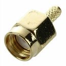 5pcs SMA Male Plug Straight Crimp RG316 RG174 Rf Adapter Connector A3Z3