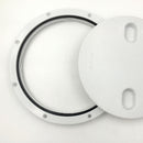 Universal Marine White Screw-in Deck Plate Outside Diameter 260mm / 9.8inch