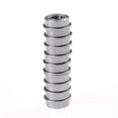 10pcs F686 F686ZZ Mini Metal Double Shielded Flanged Ball Bearings 6*13*5mm M Ew