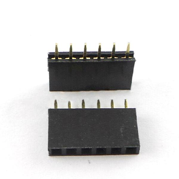 Trendy 10pcs 6Pin Female tall stackable Header Connector socket for Arduino Ew