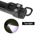 Portable Light Working Inspection COB XPE Flashlight USB Rechargeable Torch