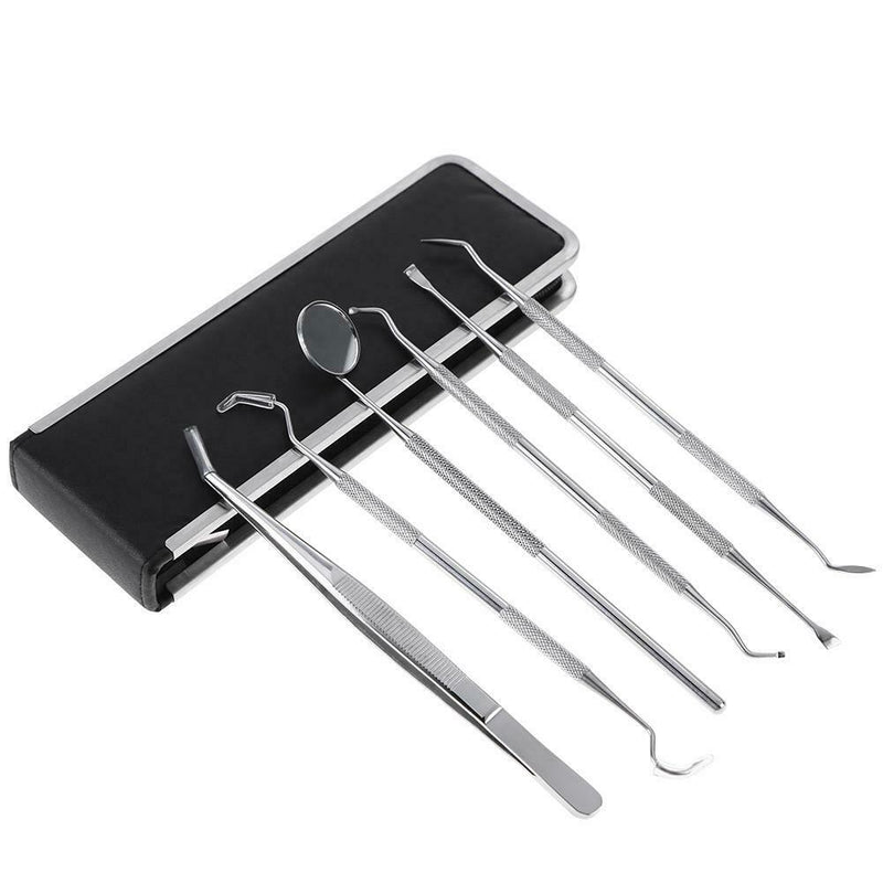 6pcs/set Stainless Steel Dental Tools Tooth Dentist Hygiene Explorer Probe