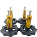 4Pcs Hand Twist Leveling Nut+4Pcs Hot Bed Light Load Compression Mould Die